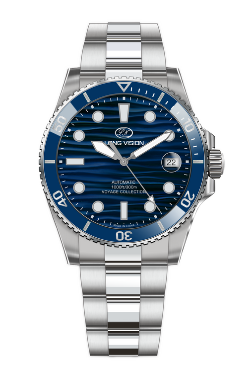 Long Vision YH018C Voyage Collection Automatic Watch featuring Swiss precision and 300m water resistance.